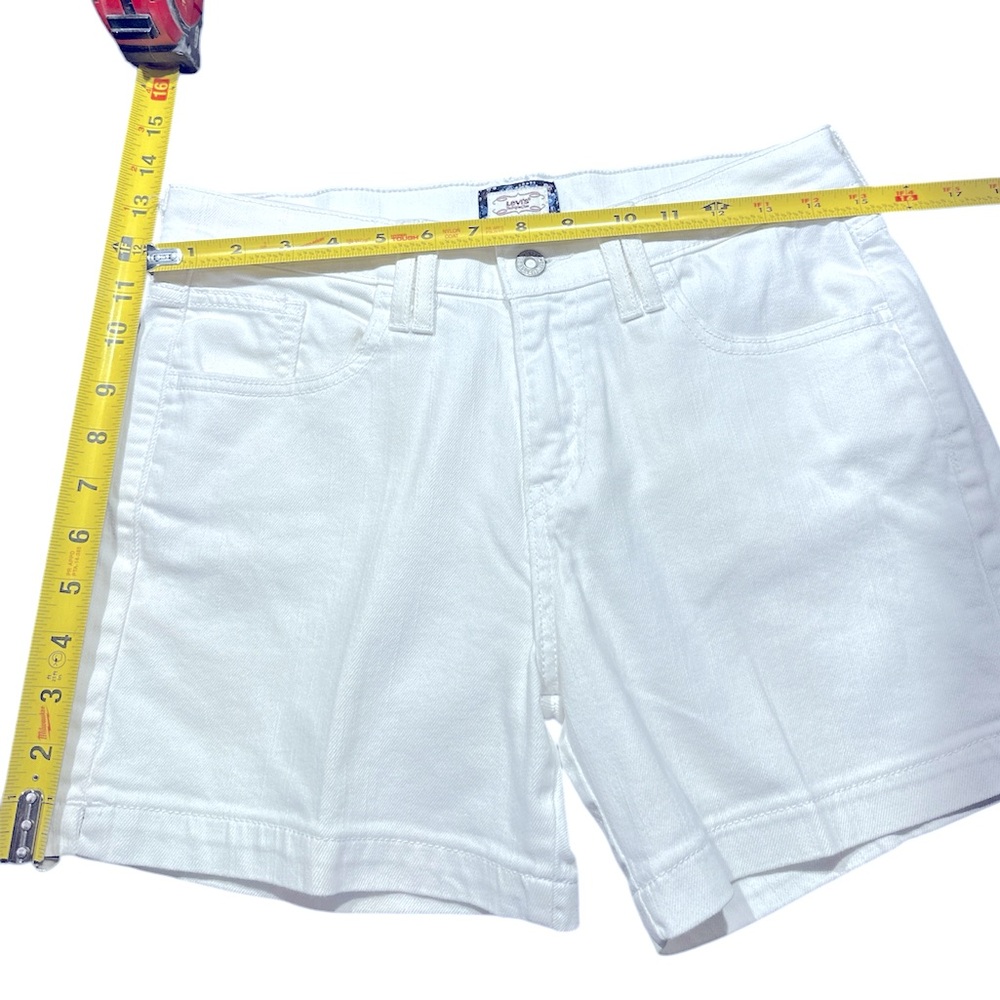 Levi’s‎ 515 Shorts Women’s Size 6 White Denim Jeans - Picture 2 of 5